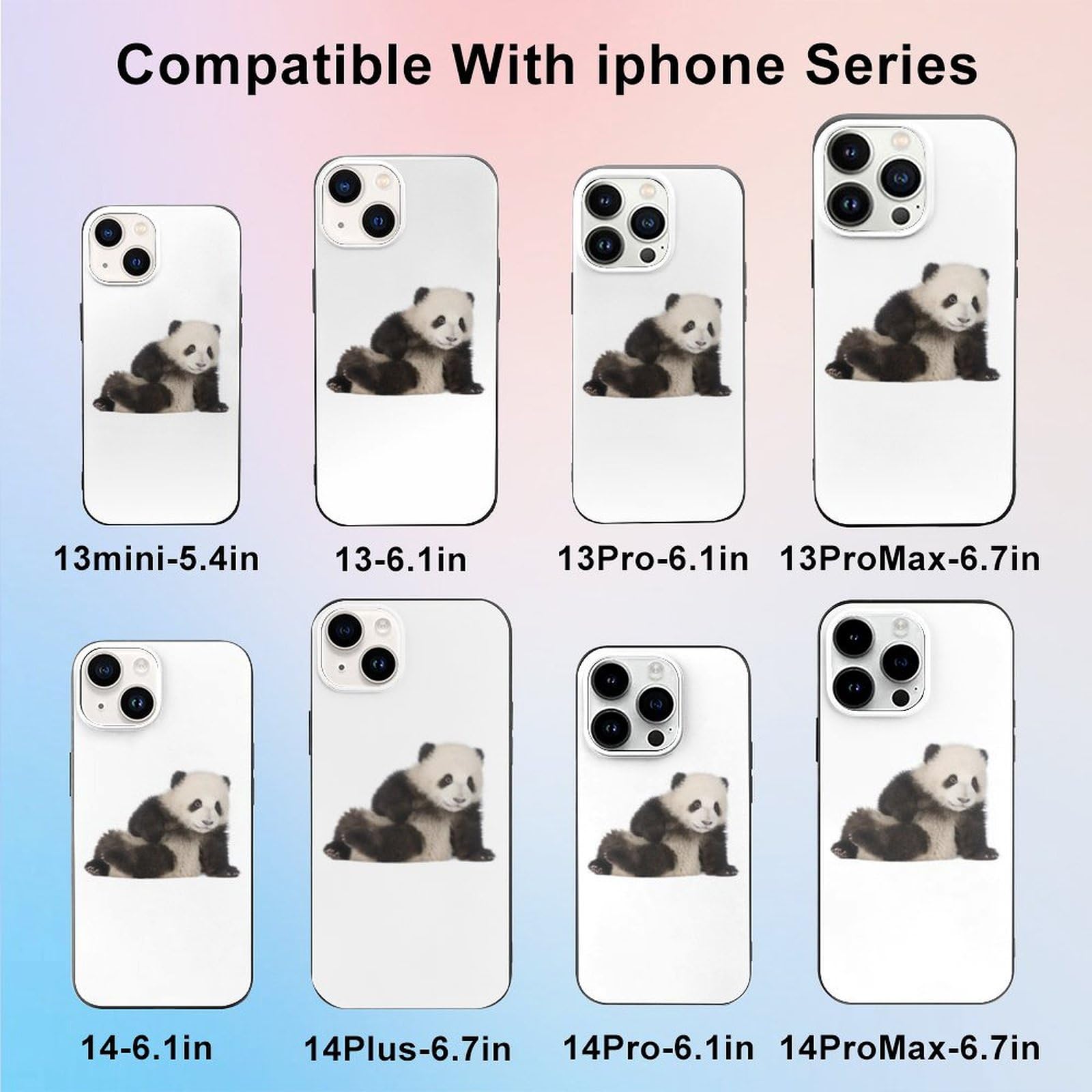 ♪ iPhone 15 Pro Max ケース　ステッカー付き　パンダ iPhone15 Pro Maxケース パンダ柄 立体的 iPhone15 Proケース